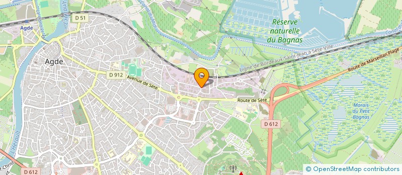 localisation de l'entreprise SARL ACTIVE-SECURITE à AGDE