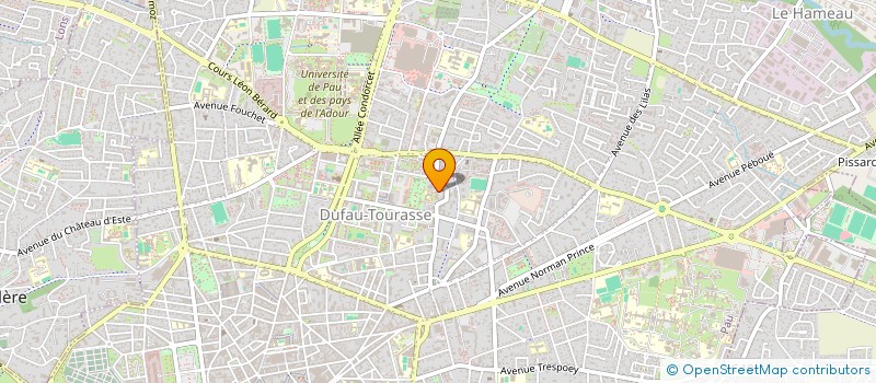 localisation de l'entreprise SARL ACTIVE ZONE NETTOYAGE à PAU
