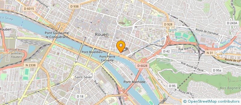 localisation de l'entreprise SARL ACTUA 2.0 à ROUEN