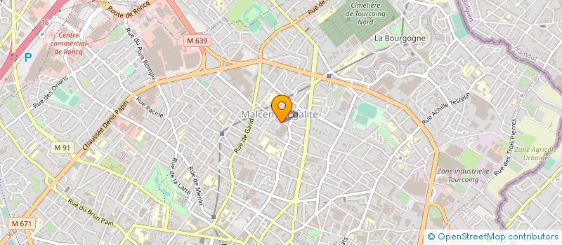 localisation de l'entreprise SARL ACTUEL à TOURCOING