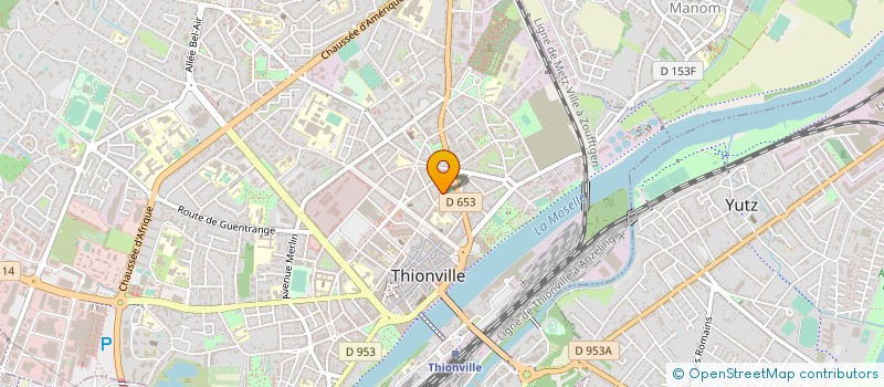 localisation de l'entreprise SARL ACTUELLE  THIONVILLE