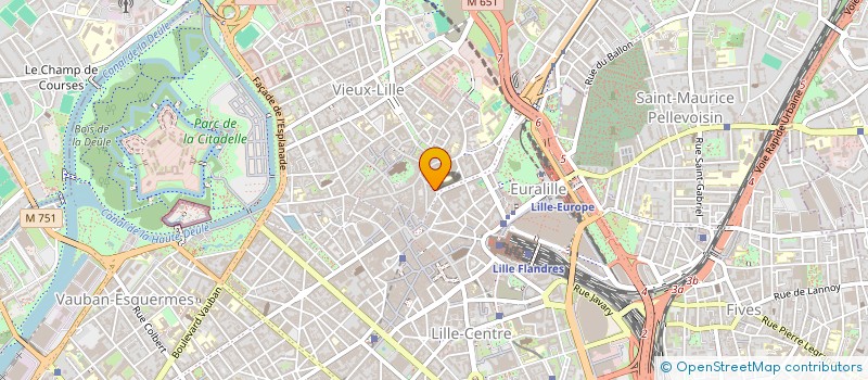 localisation de l'entreprise SARL ACTUELLE GESTION à LILLE