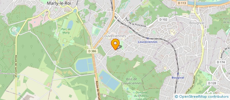 localisation de l'entreprise SARL ACV PAYSAGES  LOUVECIENNES