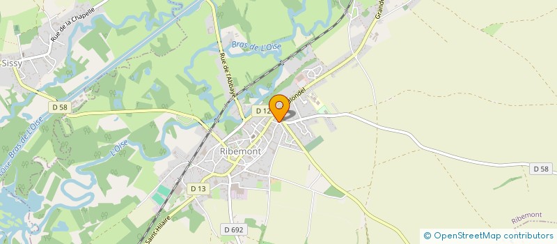 localisation de l'entreprise SARL ACVP  RIBEMONT