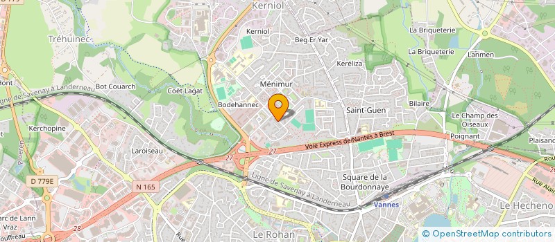 localisation de l'entreprise SARL AD BEAUTE à VANNES