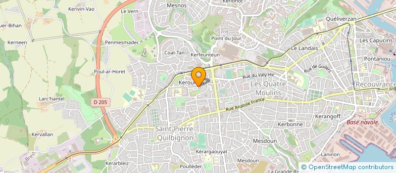localisation de l'entreprise SARL AD RESEAUX à BREST
