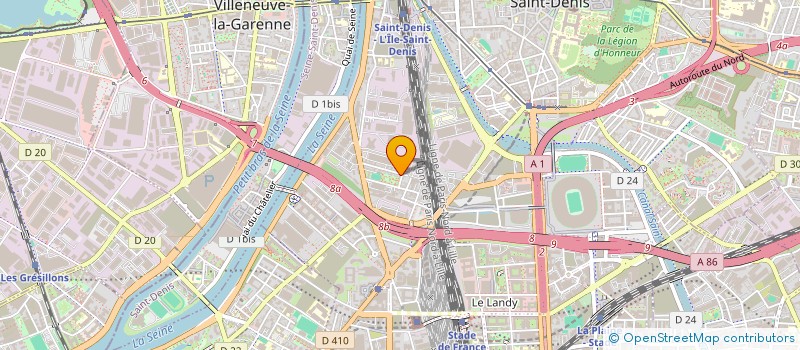 localisation de l'entreprise SARL ADA à SAINT-DENIS