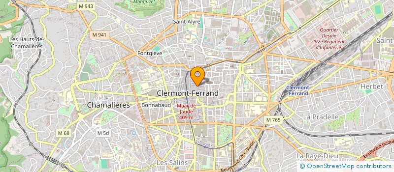 localisation de l'entreprise SARL ADA à CLERMONT-FERRAND