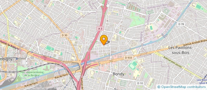 localisation de l'entreprise SARL ADA-LI à BONDY