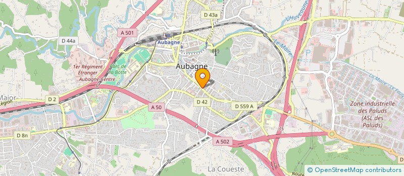 localisation de l'entreprise SARL ADACA à AUBAGNE