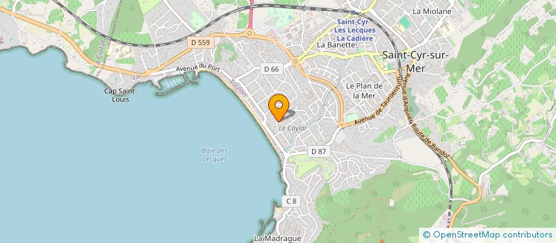 localisation de l'entreprise SARL ADAJE à SAINT-CYR-SUR-MER