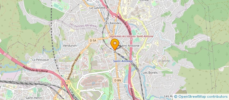 localisation de l'entreprise SARL ADAM SUD à MARSEILLE