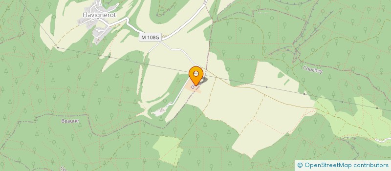 localisation de l'entreprise SARL ADAMA  FLAVIGNEROT