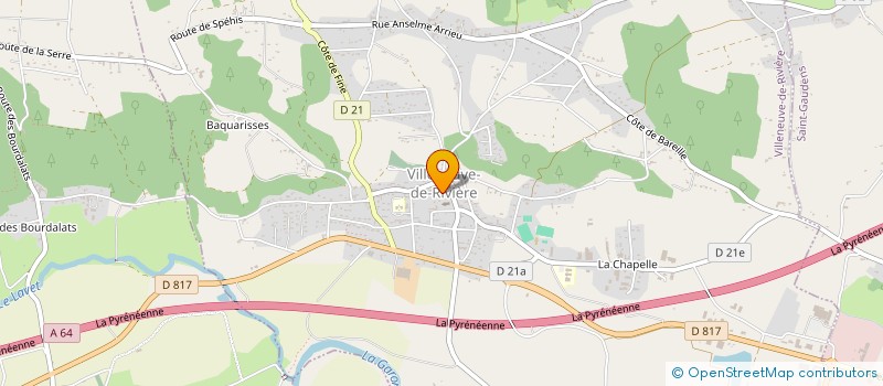 localisation de l'entreprise SARL ADAPT'HABITAT  VILLENEUVE-DE-RIVIERE