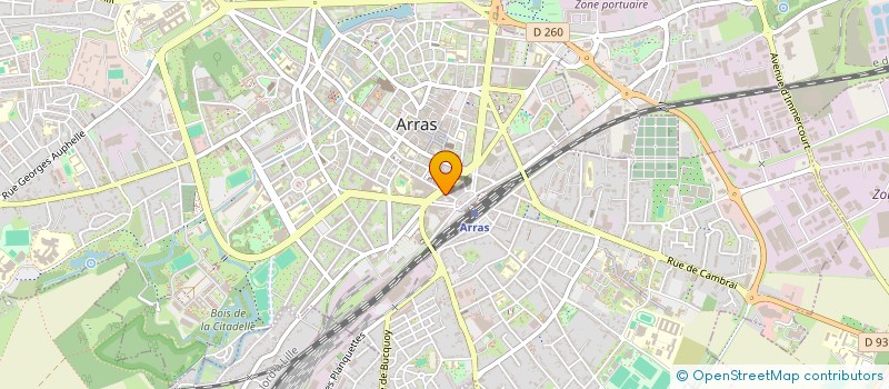 localisation de l'entreprise SARL ADAR à ARRAS
