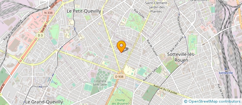 localisation de l'entreprise SARL ADE à LE PETIT-QUEVILLY
