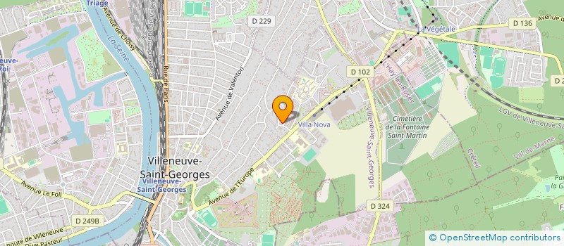 localisation de l'entreprise SARL ADE à VILLENEUVE-SAINT-GEORGES