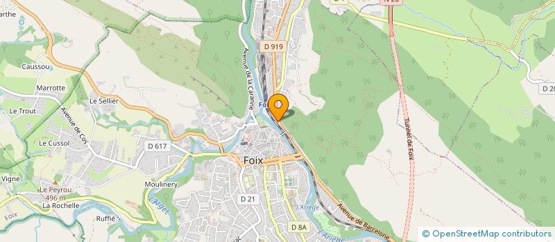 localisation de l'entreprise SARL ADECAR à FOIX