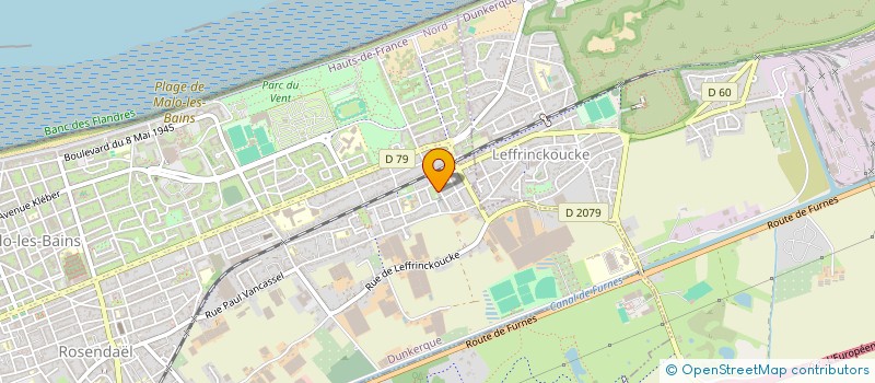 localisation de l'entreprise SARL ADECO à DUNKERQUE