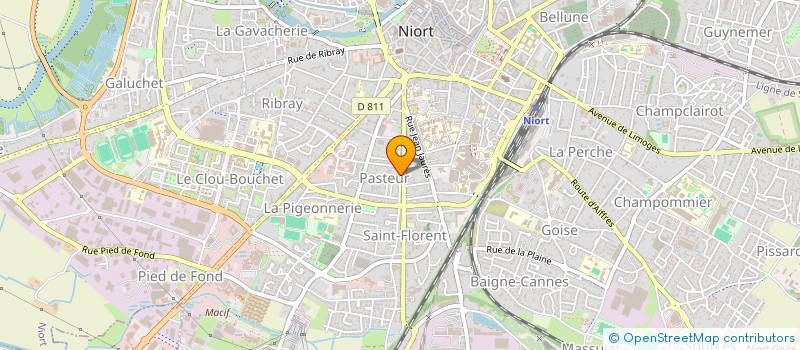 localisation de l'entreprise SARL ADECOME  NIORT