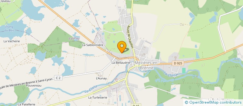 localisation de l'entreprise SARL ADEFCR à MEZIERES-EN-BRENNE