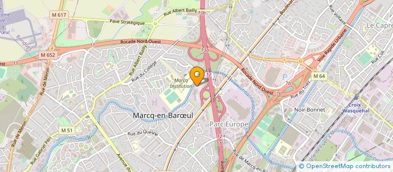 localisation de l'entreprise SARL ADEKWA FORMATION à MARCQ-EN-BARŒUL
