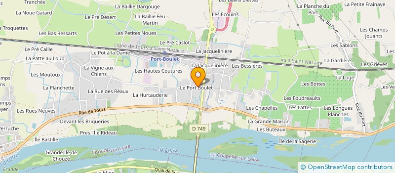 localisation de l'entreprise SARL ADELINE  CHOUZE SUR LOIRE