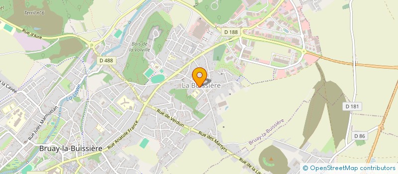 localisation de l'entreprise SARL ADELINE ET NICOLE  BRUAY-LA-BUISSIERE