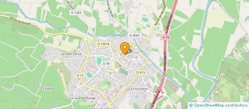 localisation de l'entreprise SARL ADELYS EX BAT à PEZENAS