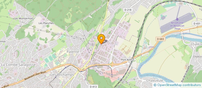 localisation de l'entreprise SARL ADEMO à THISE