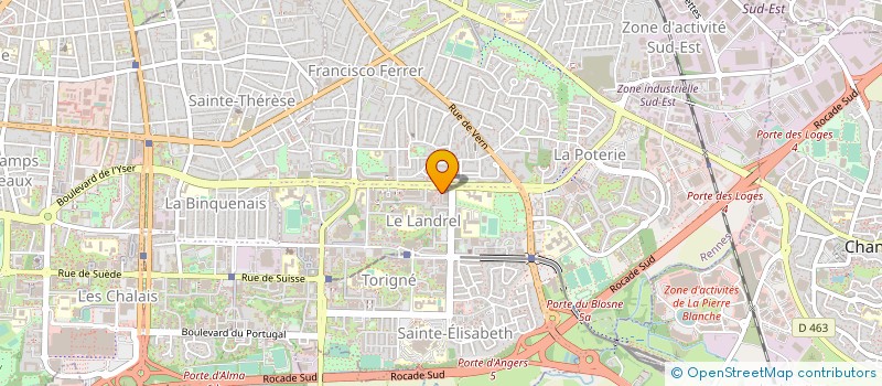 localisation de l'entreprise SARL ADENOR BATIMENT  RENNES