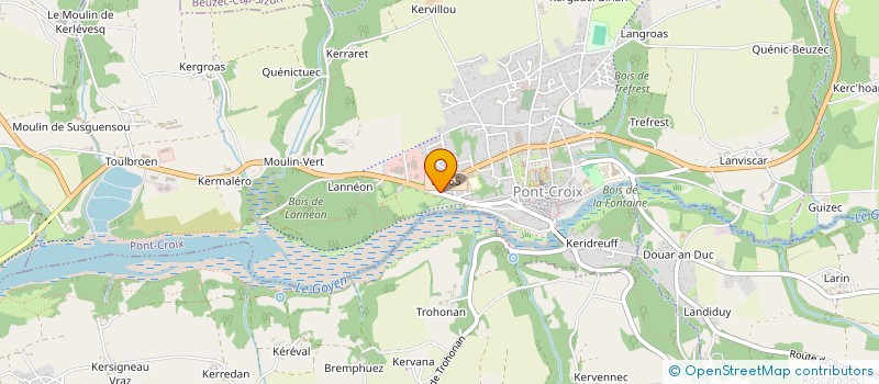 localisation de l'entreprise SARL ADEP  PONT-CROIX