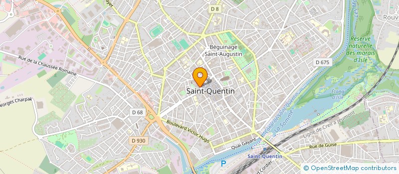localisation de l'entreprise SARL ADEROG à SAINT-QUENTIN