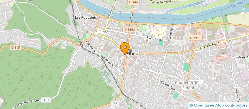 localisation de l'entreprise SARL ADF IMMO à ELBEUF