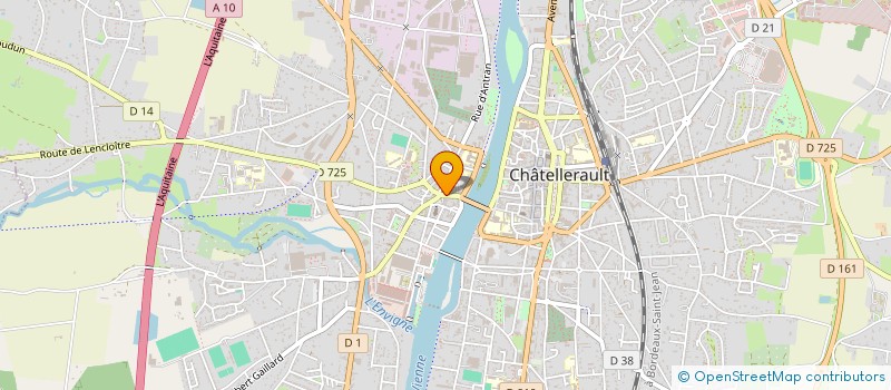 localisation de l'entreprise SARL ADI à CHATELLERAULT