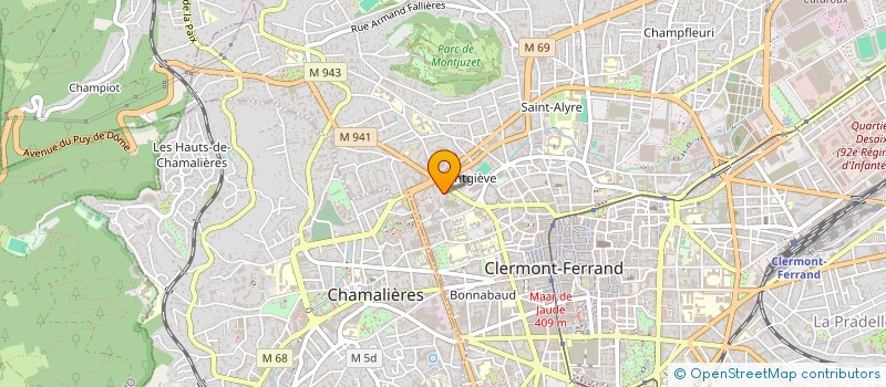 localisation de l'entreprise SARL ADIAC  CLERMONT-FERRAND