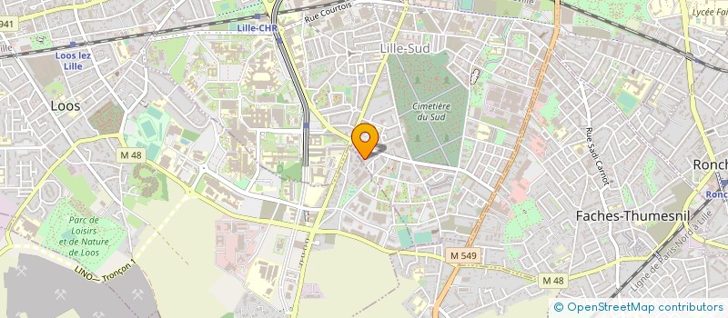 localisation de l'entreprise SARL ADIMEX à LILLE