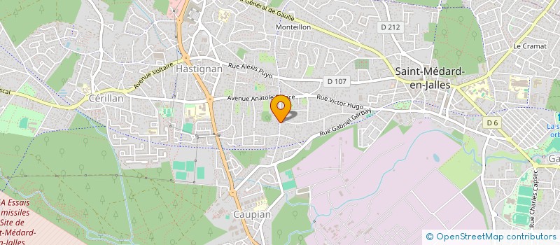 localisation de l'entreprise SARL ADM  SAINT-MEDARD-EN-JALLES