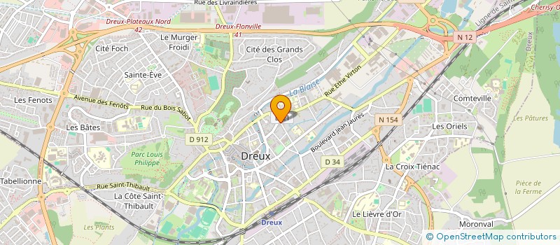 localisation de l'entreprise SARL ADN à DREUX