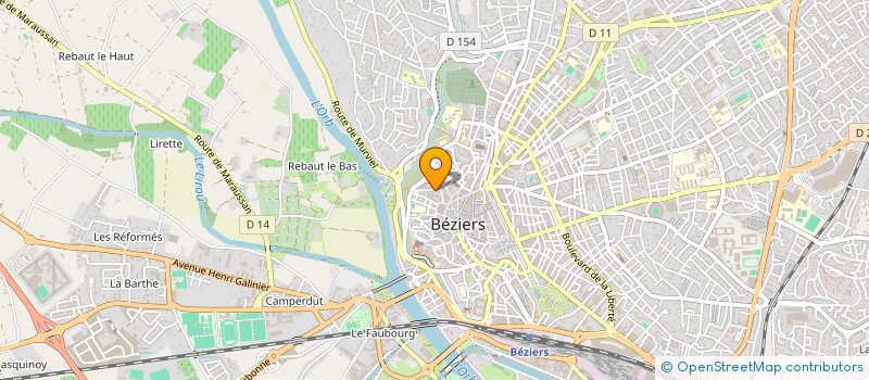 localisation de l'entreprise SARL ADOMIA à BEZIERS