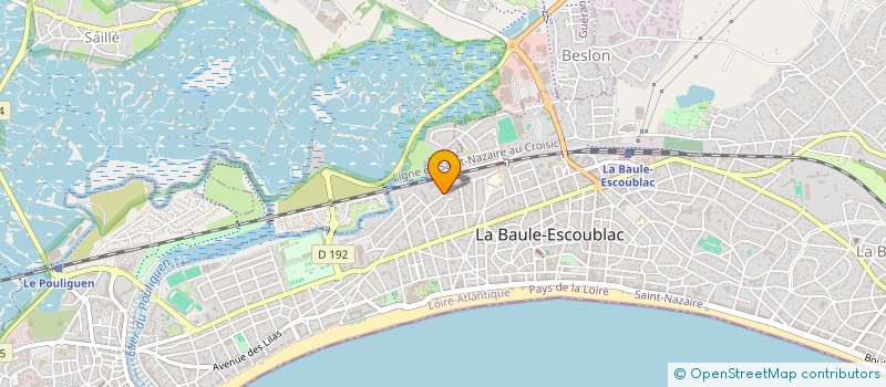 localisation de l'entreprise SARL ADONIS LA BAULE à LA BAULE-ESCOUBLAC