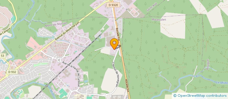 localisation de l'entreprise SARL ADOUR RECEPTION  MONT-DE-MARSAN