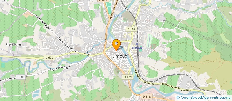localisation de l'entreprise SARL ADRET IMMOBILIER LUDOVIC GAMBIER à LIMOUX