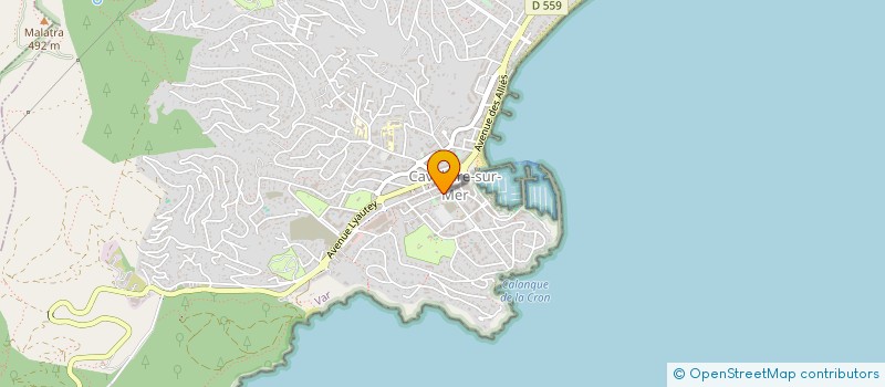 localisation de l'entreprise SARL ADRI à CAVALAIRE-SUR-MER