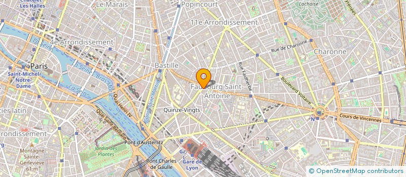 localisation de l'entreprise SARL ADRIEN RIVIERRE  PARIS