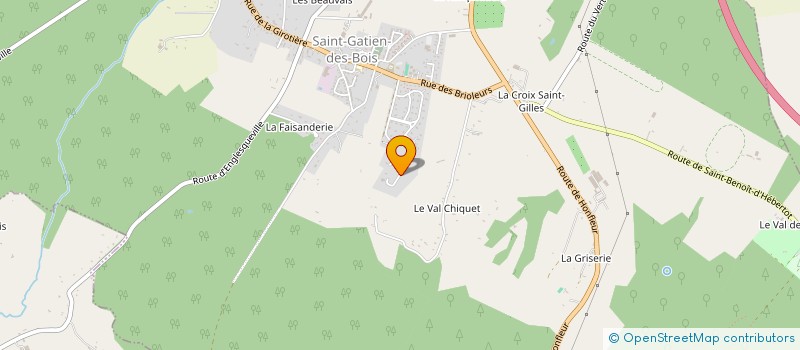 localisation de l'entreprise SARL ADRION HELENE à SAINT-GATIEN-DES-BOIS