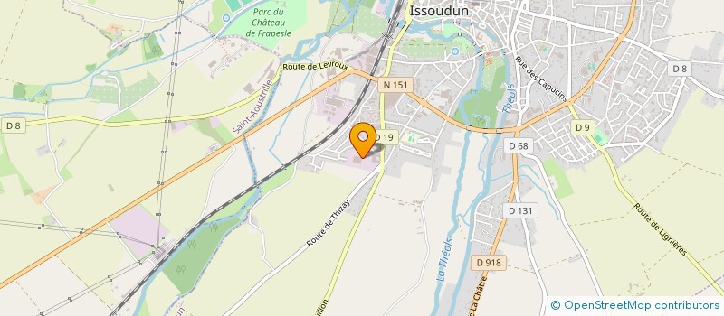 localisation de l'entreprise SARL ADULIS à ISSOUDUN