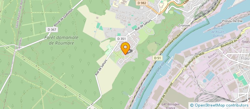 localisation de l'entreprise SARL ADVI  CANTELEU