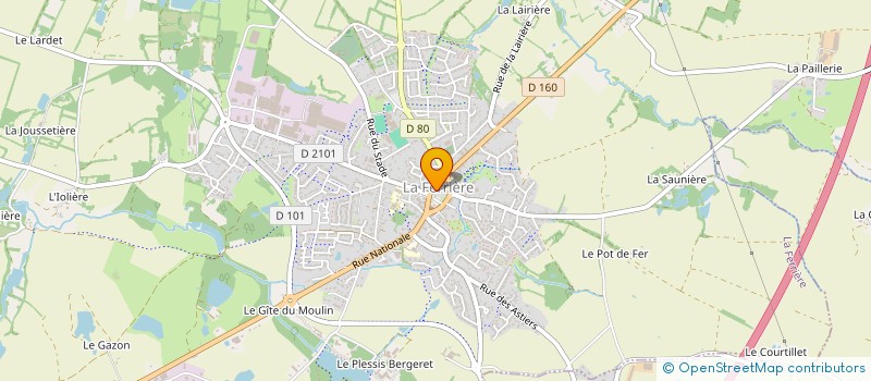 localisation de l'entreprise SARL ADYLIA à LA FERRIERE