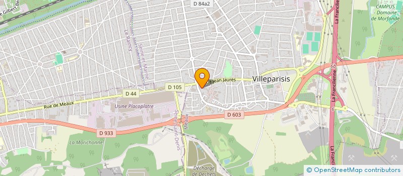 localisation de l'entreprise SARL AE DU CORSAIRE  VILLEPARISIS